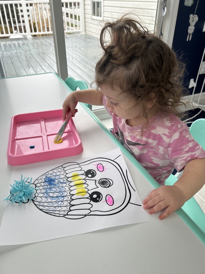 Creative learning space in our Springboro childcare center